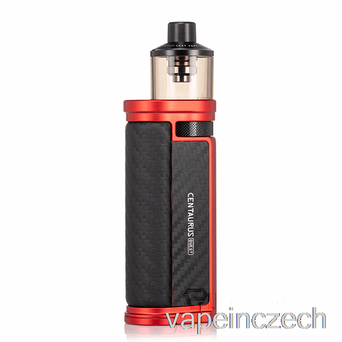 Lost Vape Centaurus Q80 Pod Mod Kit Matný červený Vape Z Uhlíkových Vláken Bez Nikotinu